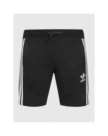 Pantaloni sport pentru copii,  scurti, unisex, negru