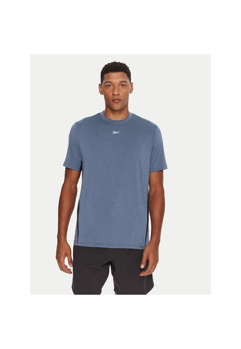 Tricou sport barbati  albastru, material tehnic