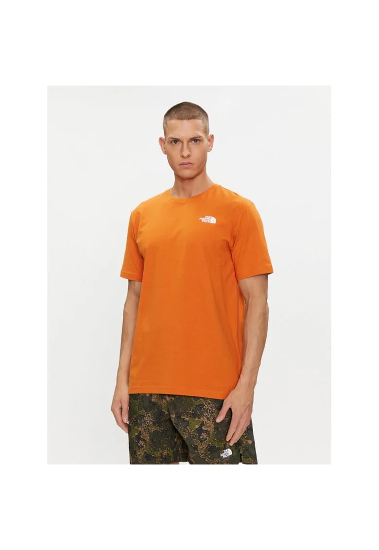 Tricou sport barbati  portocaliu, bumbac,
