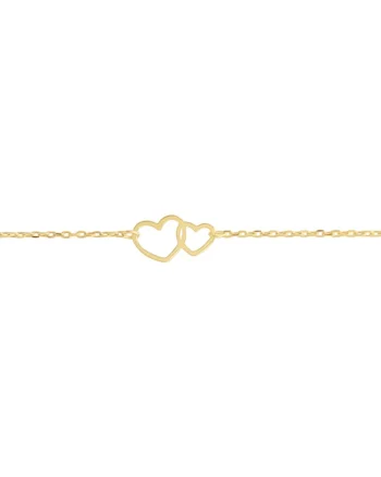 Colier My Sweet Valentine, argint 925 aurit