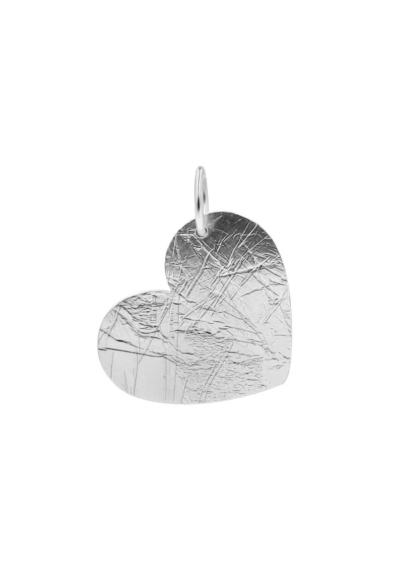 Pandantiv din argint in forma de inima, Heart's a Map