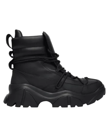 Ghete  EA7 Flakes Microfiber PU 51471, Negru