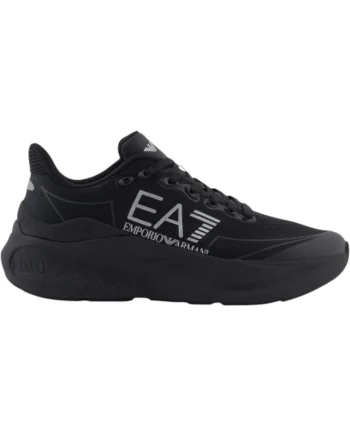 Pantofi sport  EA7 Wave Cracking Engineered 47796, Negru/Argintiu