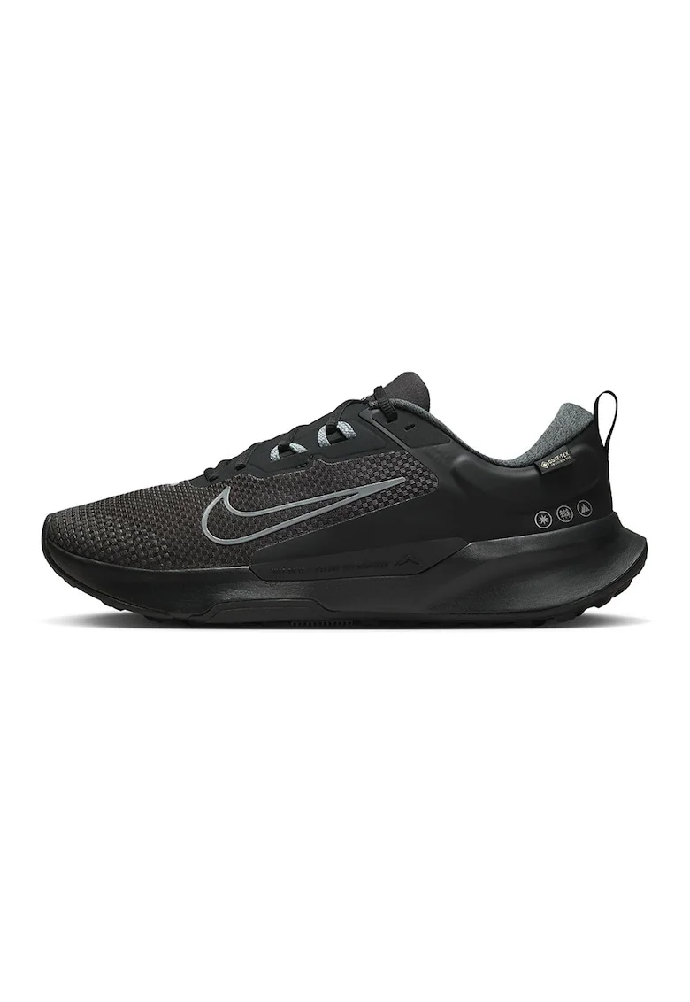 Pantofi Juniper Trail 2 cu detalii reflectorizante, pentru alergare, Negru