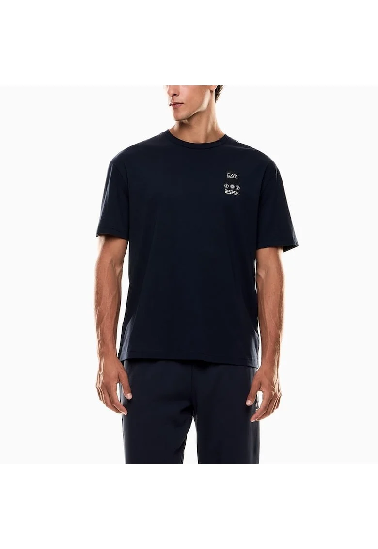Tricou  train logo series m tee ss, Albastru