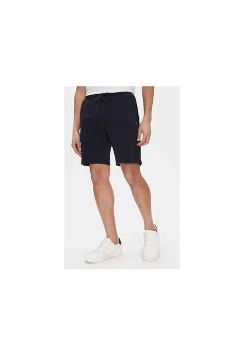 Pantaloni scurti sport barbati,  bumbac, bleumarin, Bleumarin