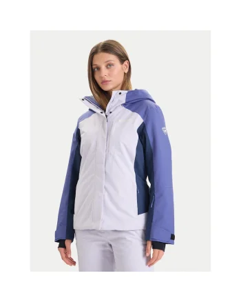 Geaca de ski dama  violet-alb