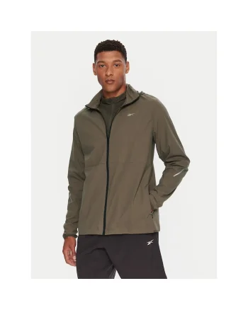 Jacheta sport barbati  verde, material respirabil