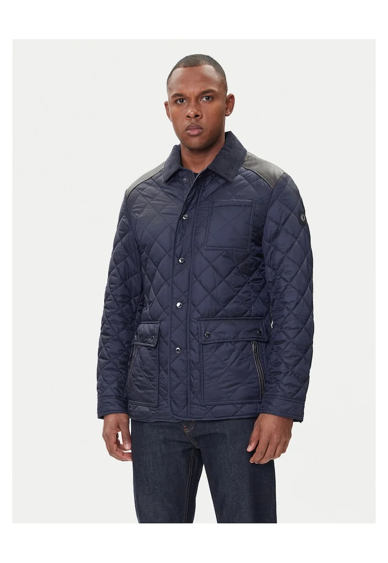 Jacheta de tranzitie barbati  bleumarin, din material de calitate
