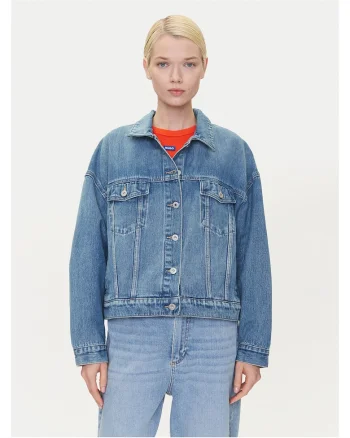 Geaca dama  albastru, denim,