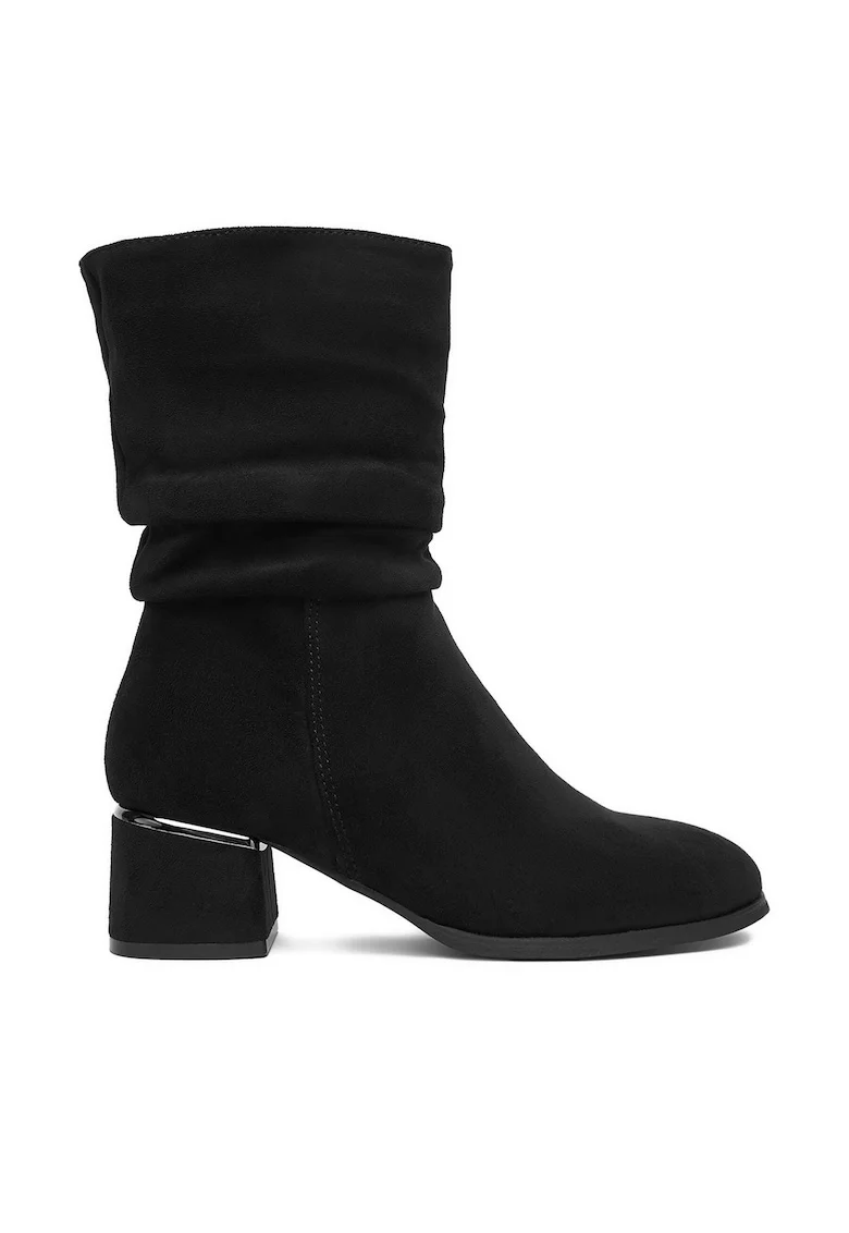 Botine dama,  CEO-WS22452-06, sintetic, negru