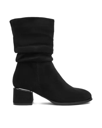 Botine dama,  CEO-WS22452-06, sintetic, negru
