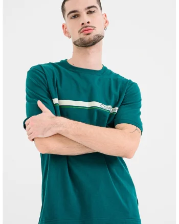 Tricou cu model uni pentru antrenament, Verde englez