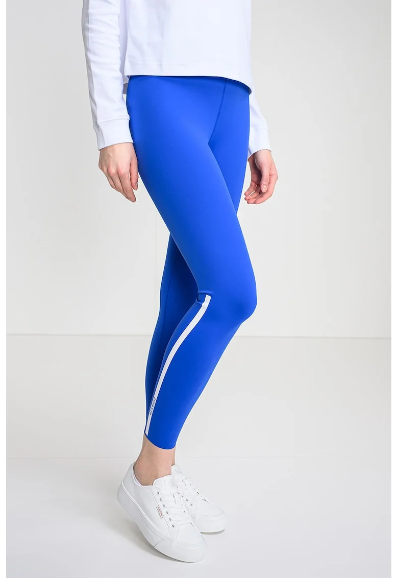 Colanti cu talie inalta pentru fitness, Albastru royal
