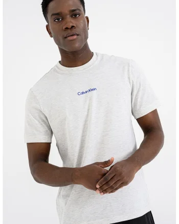 Tricou slim fit cu tehnologie uscare rapida, pentru fitness, Gri deschis melange