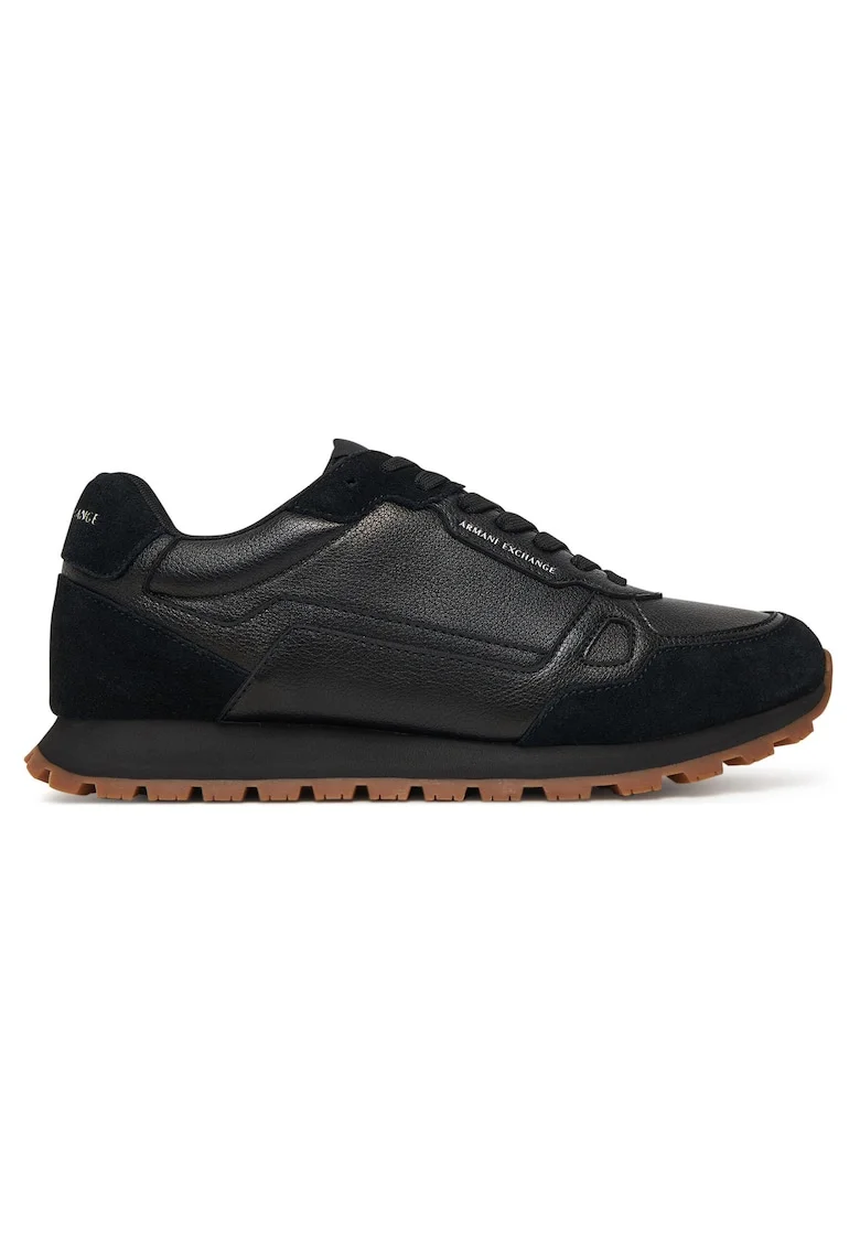barbati  negru, piele ecologica, Negru