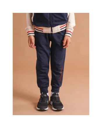 Pantaloni din bumbac, cu imprimeu, pentru baieti
