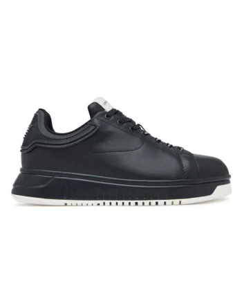 Pantofi sport barbati  piele naturala, negru, pentru fitness