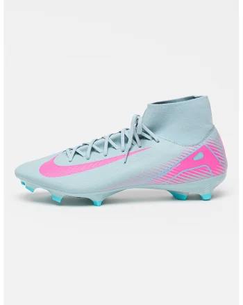Pantofi cu crampoane pentru fotbal Mercurial Superfly 10 Academy, Roz neon/Albastru aquamarin