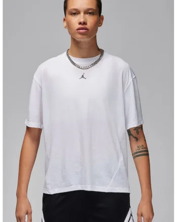 Tricou regular fit cu logo, Alb optic