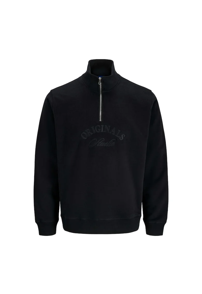 Bluza JACK &JONES Bleeker Branding HN HZ PLS 52290, Negru