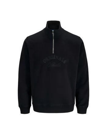 Bluza JACK &JONES Bleeker Branding HN HZ PLS 52290, Negru