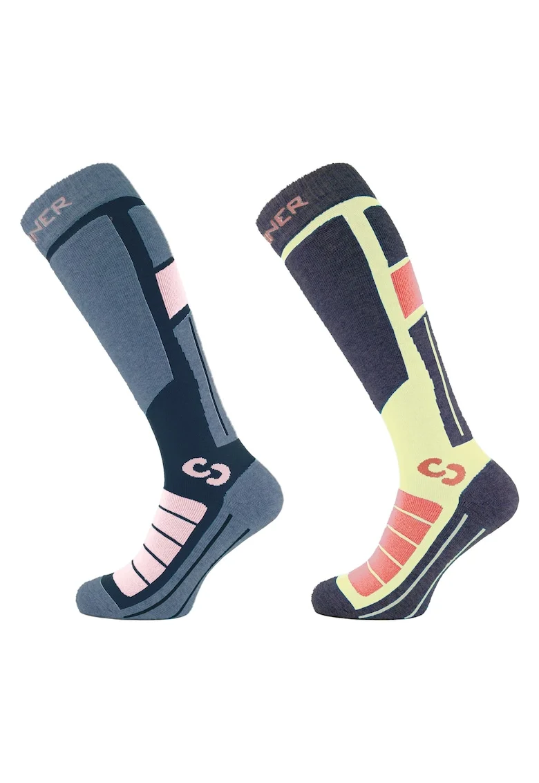 Sosete schi si snowboard  Pro Socks Ladies, Galben/Roz