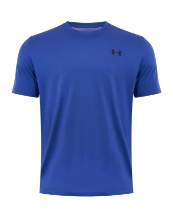 Tricou lejer Lockup, Negru stins/Albastru royal
