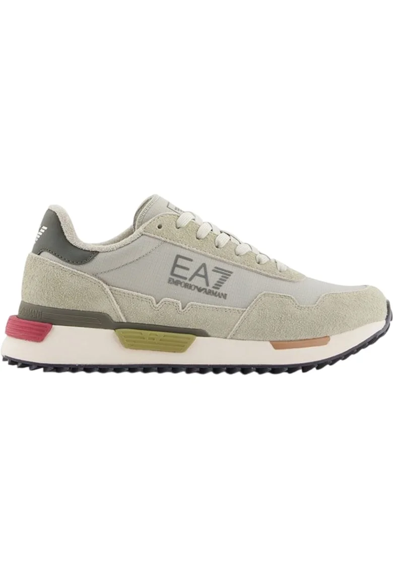 Pantofi sport  EA7 Vintage Running Nylon 53638, Verde deschis