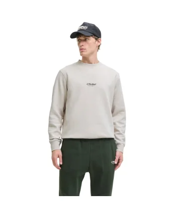 Bluza JACK &JONES Soho Crew 48736, Bej