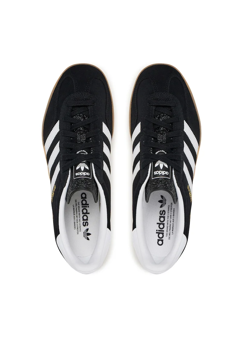 i dama, Adidas Gazelle Indoor, piele naturala, negru,