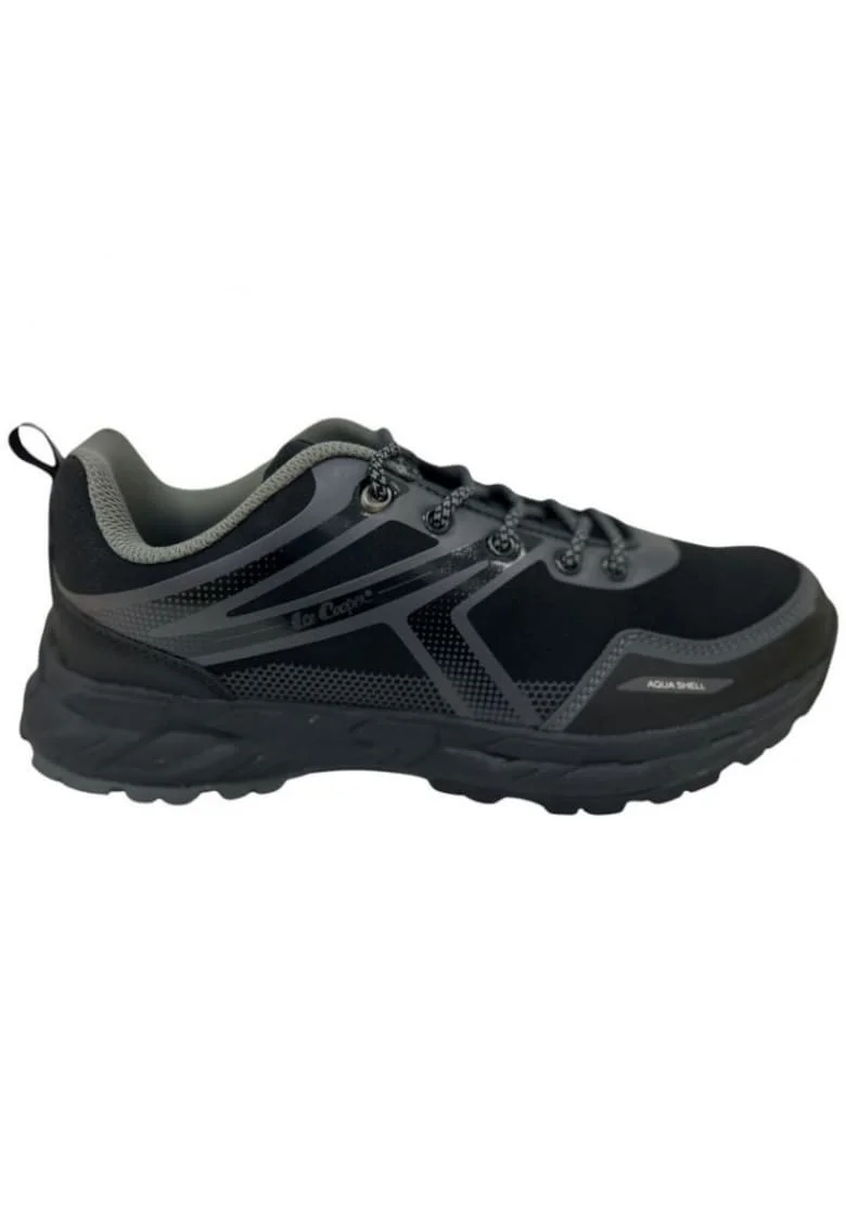 Pantofi sport barbati,  Sintetic, Negru/Griaz, Negru/Gri