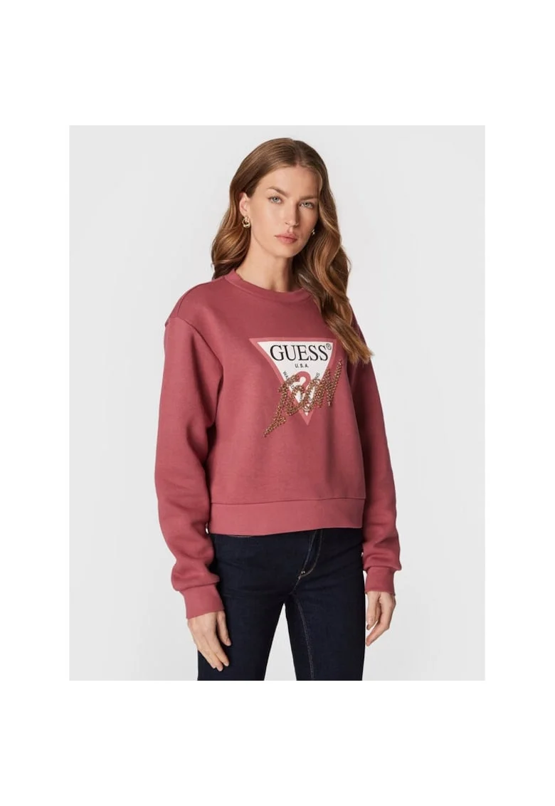 Bluza de trening dama,  951576, Roz, Bumbac