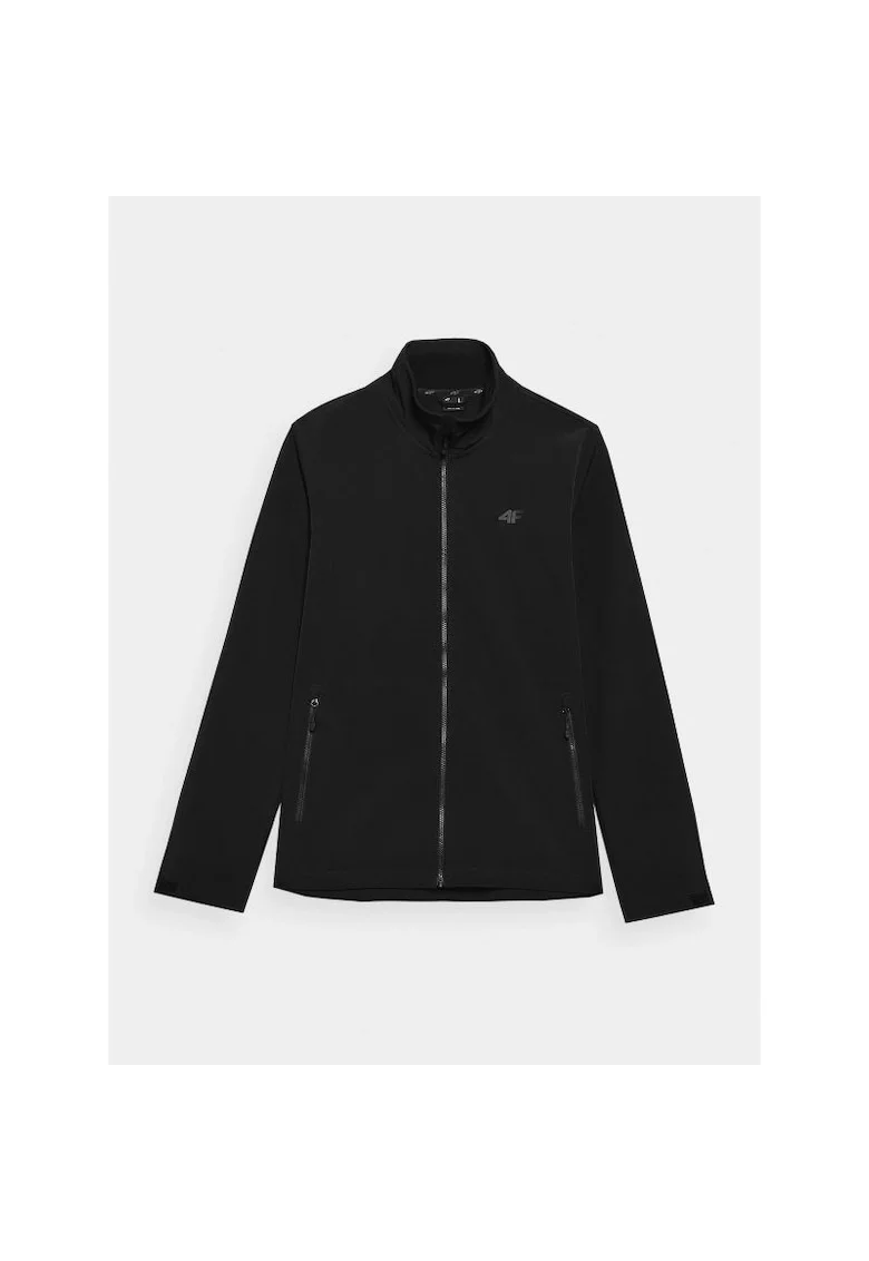 Jacheta softshell  m 4fwaw23tsofm209, Poliester, Negru