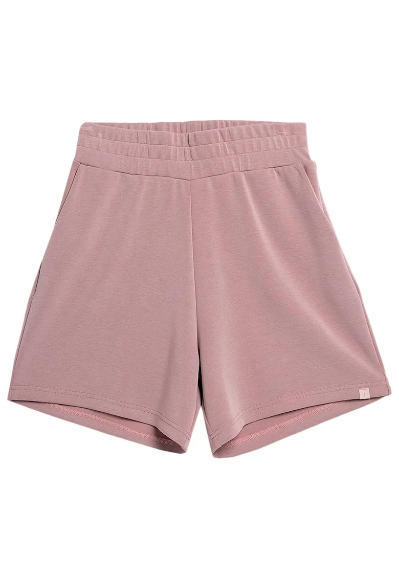 Pantaloni scurti sport dama SS23TSHOF171, 4F, Bumbac/Poliester, Roz