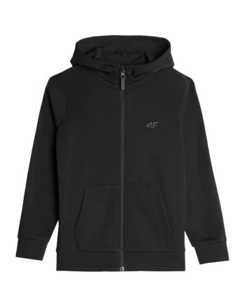 Hanorac sport copii  croiala regulata, interior periat, gluga confortabila, bumbac-poliester, pentru baieti