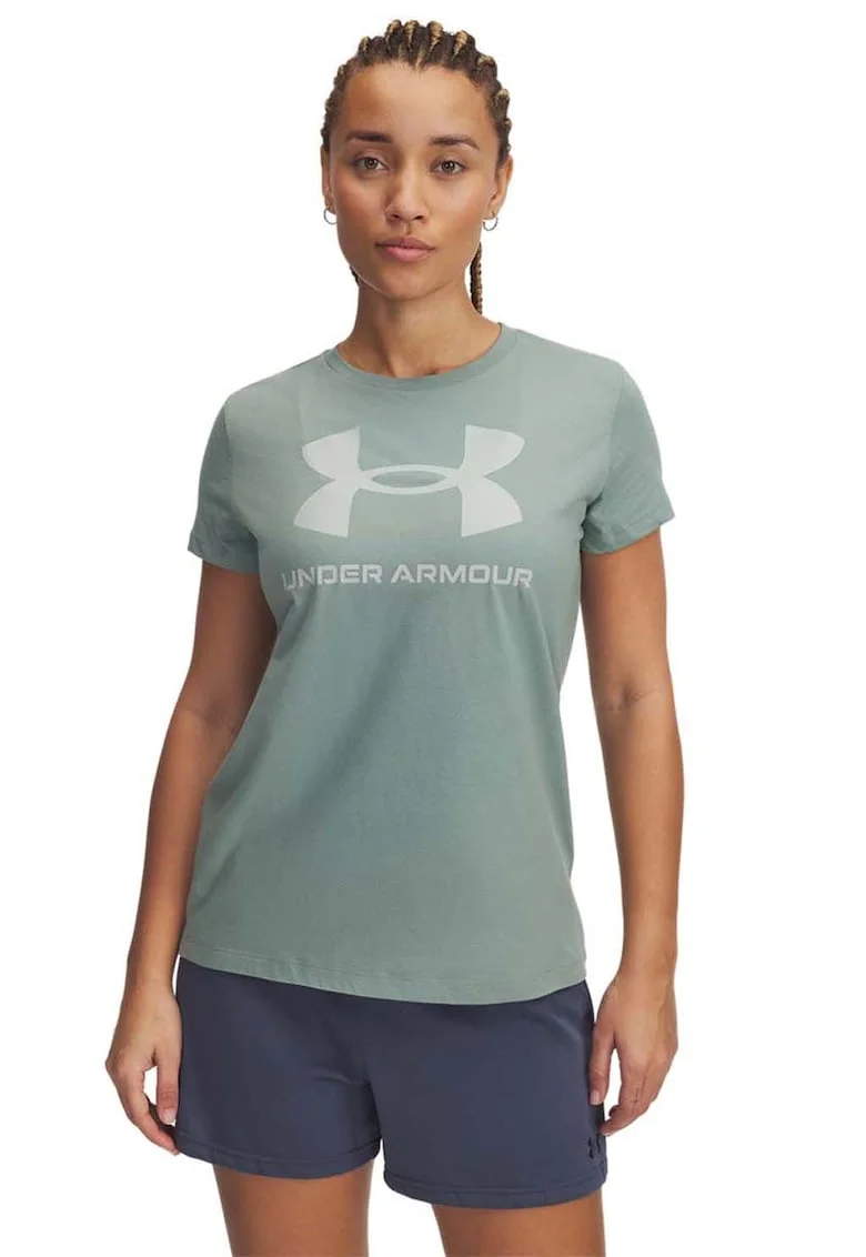 Tricou lejer Rival, Alb/Verde menta