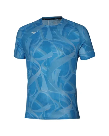Tricou alergare barbati  Editie Limitata Paris DryAeroFlow, Albastru deschis