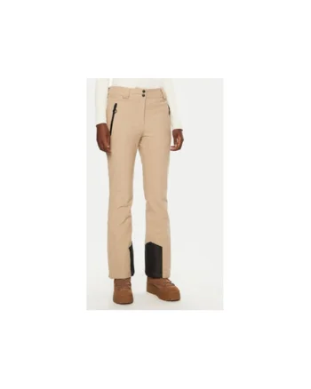 Pantaloni ski dama,  304332128, Poliester, Alb, Alb