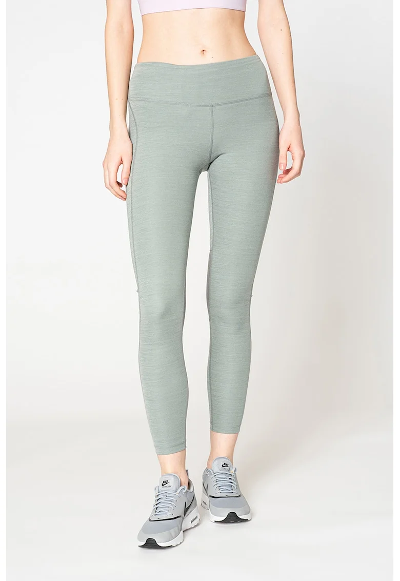 Colanti tight-fit pentru alergare Epic Fast, Gri melange