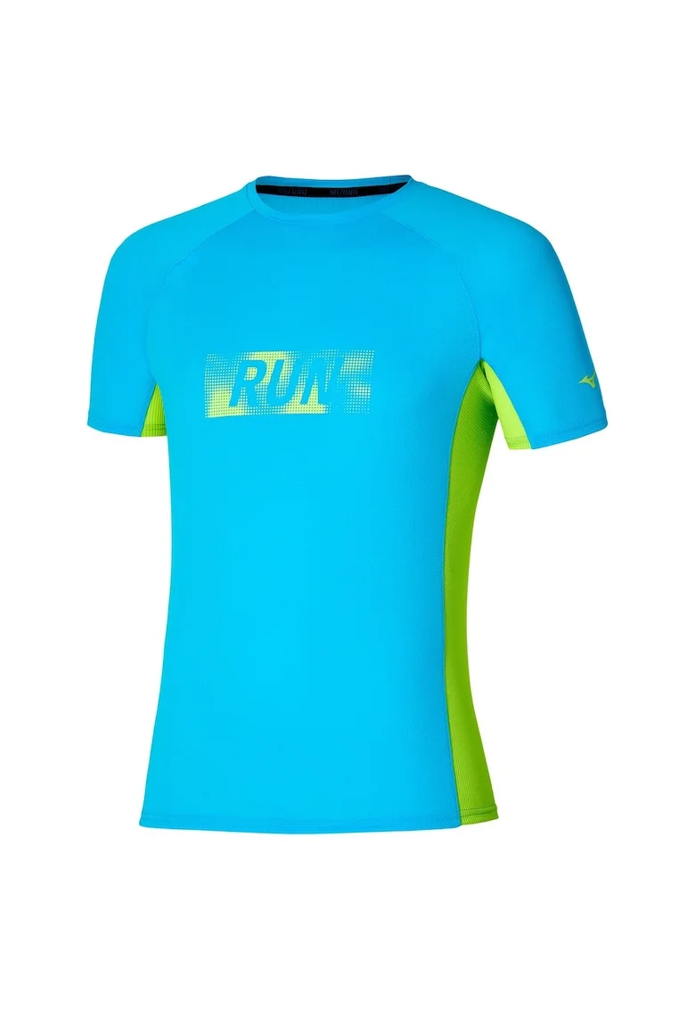 Tricou alergare barbati  DryAeroFlow Graphic SS 2024, Albastru
