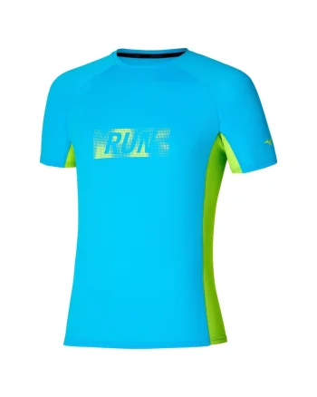 Tricou alergare barbati  DryAeroFlow Graphic SS 2024, Albastru