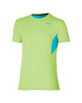 Tricou alergare barbati  DryAeroFlow SS 2024, Verde lime