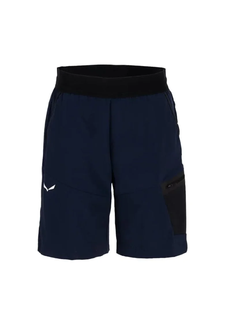Pantaloni scurti de drumetie copii  Agner DST, Poliamida/Elastan, Bleumarin