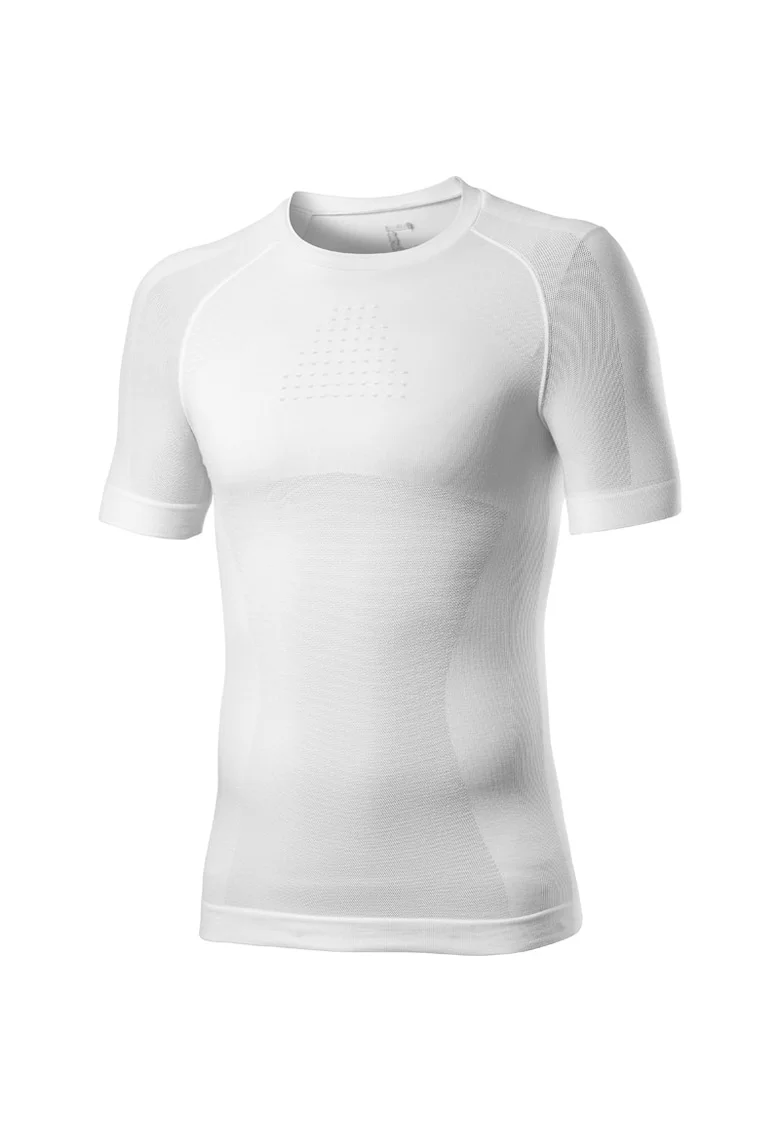 Tricou ciclism barbati,  Poliester, Alb, Alb