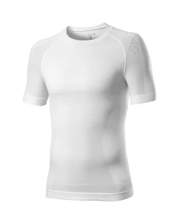 Tricou ciclism barbati,  Poliester, Alb, Alb
