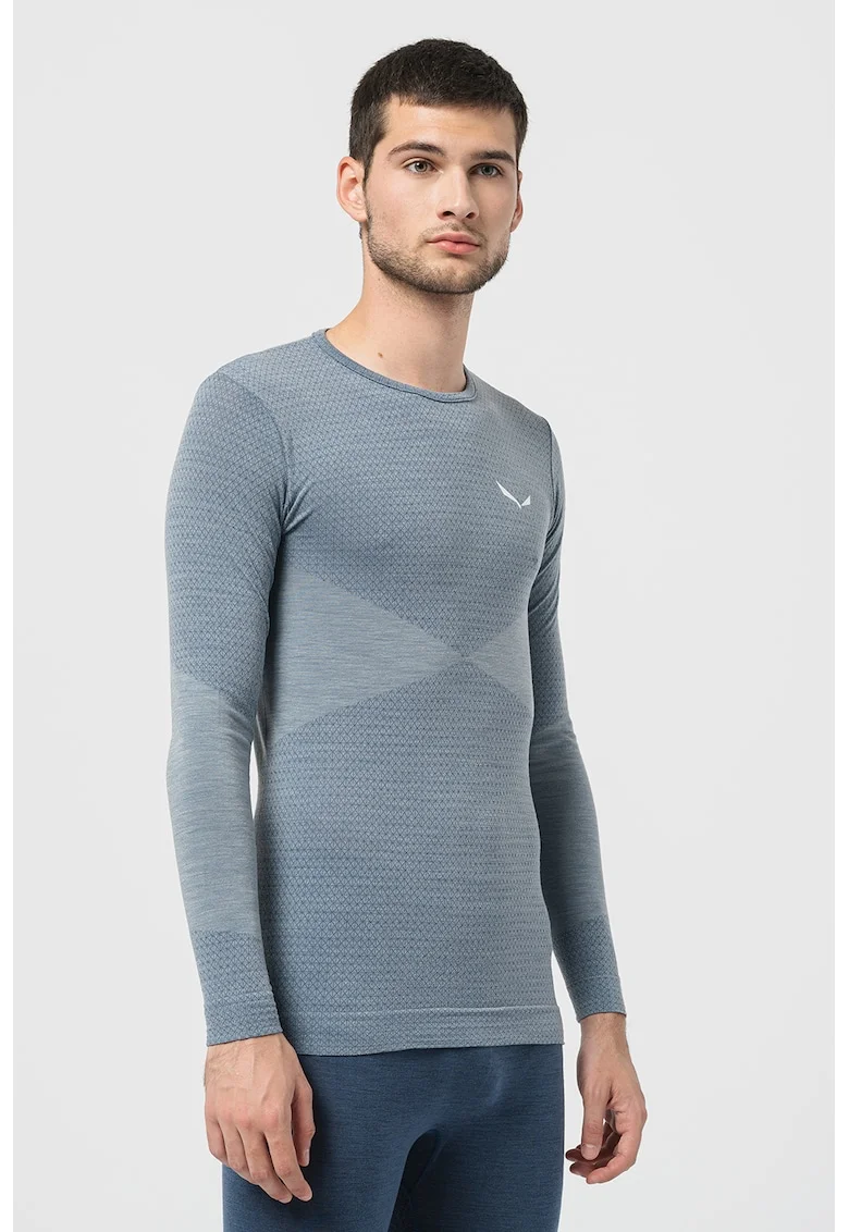 Bluza termica pentru schi Zebru, Albastru prafuit