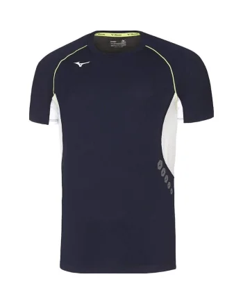 Tricou alergare barbati  Premium, Alb/Bleumarin