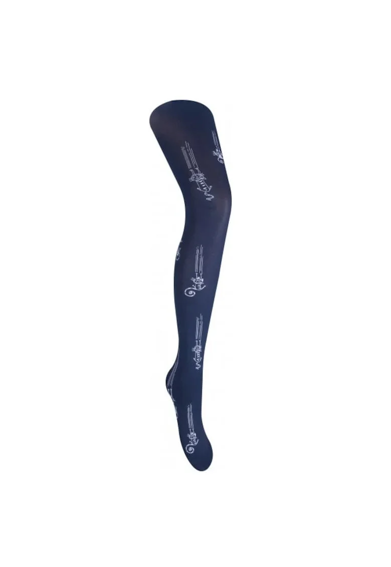 Dres  40 Den, Model Pisicute, Fete, Bleumarin