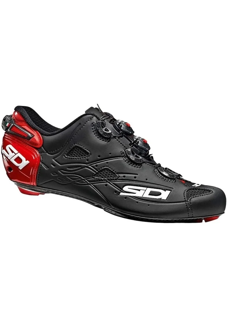 Pantofi ciclism sosea  Shot Matt-Rosu/Negru Mat-40 1/2